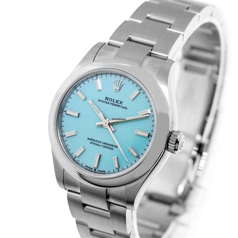 rolex tiffany blue 31mm